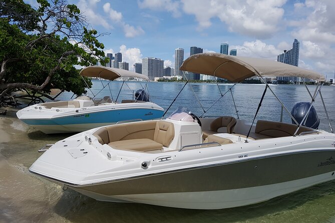 Best Miami self-driving boat rental! - Starting at Venetian Marina