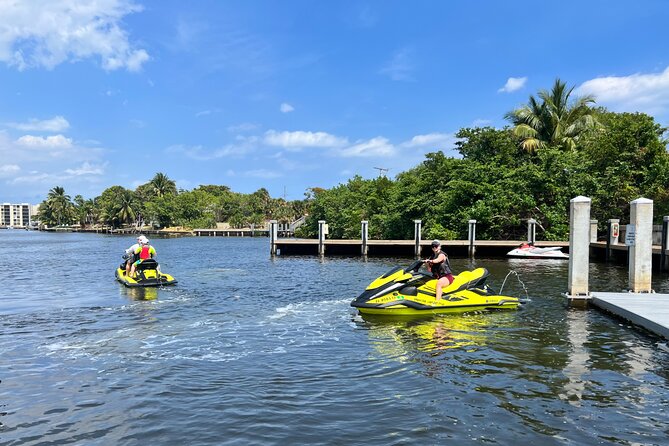 Boca Raton Premium Jet Ski Tour - Optional Snorkeling/Lighthouse - The return: one last run through the fast area
