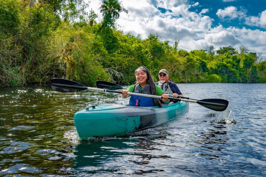 Everglades City: Guided Kayaking Tour of the Wetlands - Learning to paddle before setting off