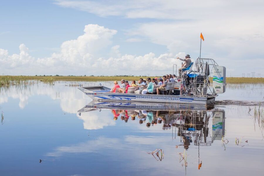 Everglades: Sawgrass Park Day Time Airboat Tour & Exhibits - Forty minutes skimming through the marsh