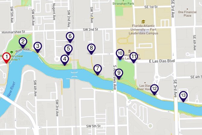 Fort Lauderdale Riverwalk Self-guided Audio Walking Tour - Historic Fort Lauderdale’s buildings and records