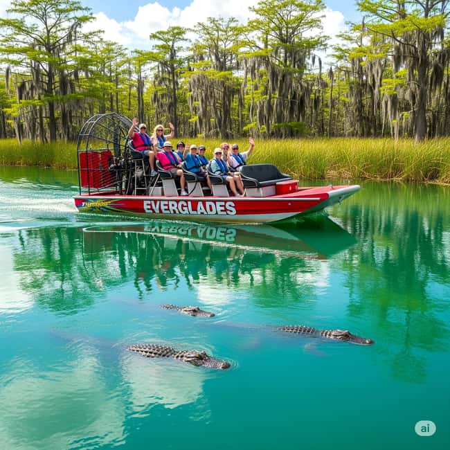 From Miami: Everglades Airboat Alligator Tour with Transfer - At a glance