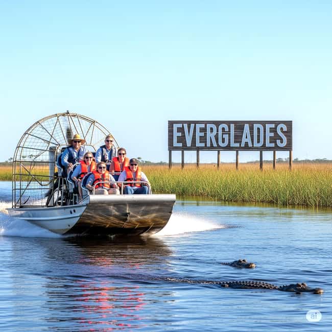 From Miami: Everglades Airboat Alligator Tour with Transfer - A sanctuary stop, with time to pause