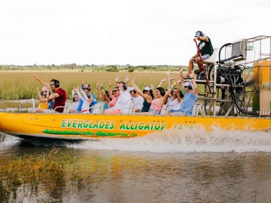 Homestead: Everglades Alligator Farm Entry and Airboat Ride - A short airboat ride with a lively start