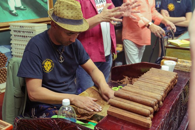Little Havana Food Tour: Discover Iconic Cuban Cuisine in Miami - Cigar rolling, close up