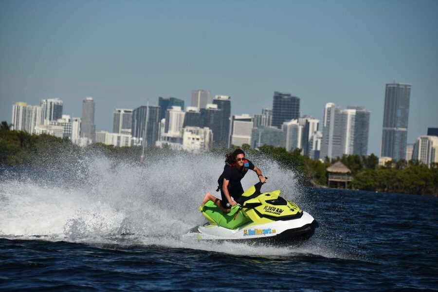 Miami: #1 Jet Ski Company used by Celebrities - One hour on Biscayne Bay