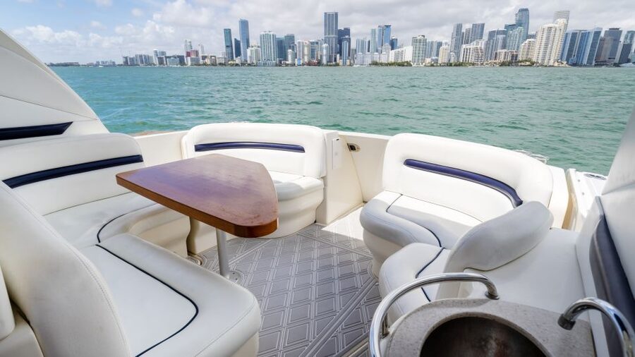 Miami: BYOB Private Yacht Cruise Play Your Own Music - Brickell and the Financial District from the water