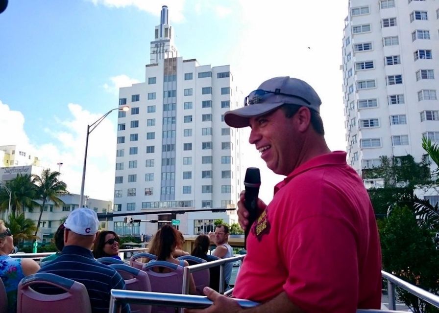 Miami: Double-Decker Bus Tour with Optional Boat Cruise - Bayside Marketplace and an hour downtown