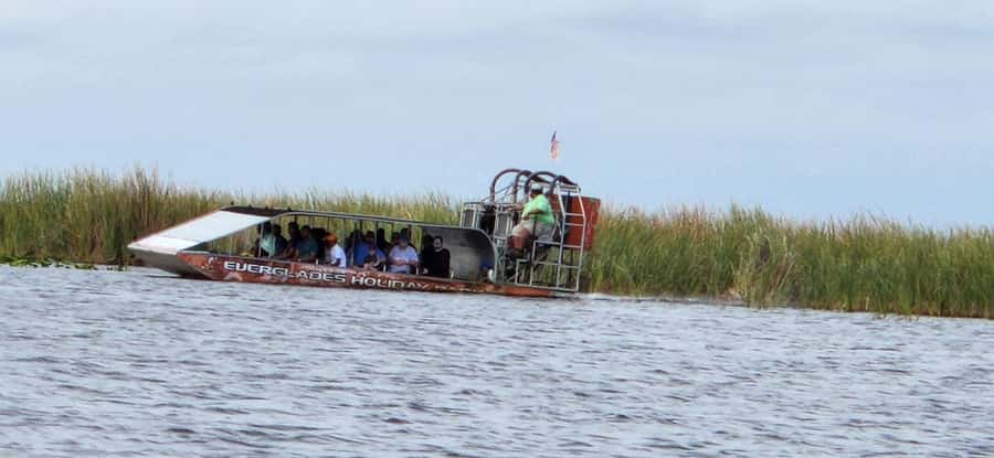 Miami: Everglades Airboat, Gator Encounter & Bus Transfer - From Miami to the edge of the Everglades