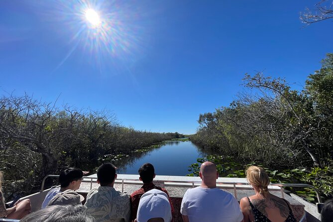 Miami: Everglades Airboat incl. Group Photo - Listening for wildlife, not expecting a zoo