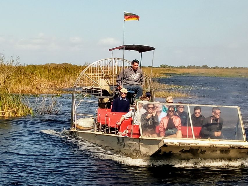 Miami: Everglades Full-Day Tour with 2 Boat Trips and Lunch - The airboat crosses the River of Grass