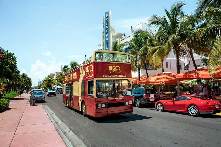Miami: Hop-on Hop-off Open-top Bus Tour and Optional Cruise - The night tour: Miami after the daytime buses stop