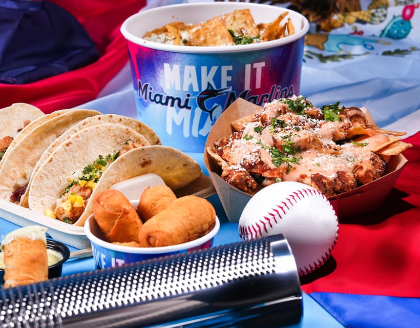 Miami Marlins Baseball Game Ticket at LoanDepot Park - Ballpark food, drinks, and the cashless setup