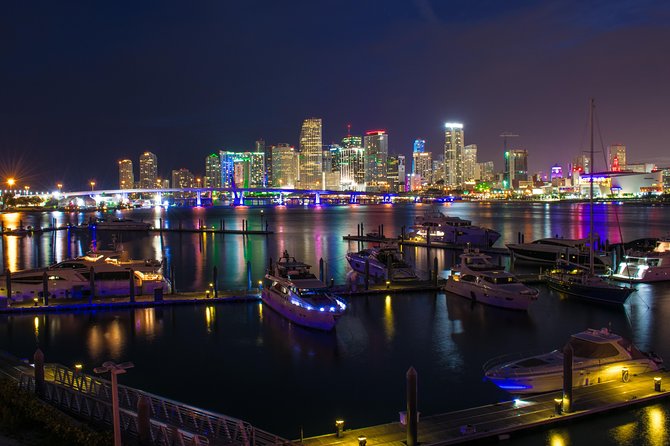Miami: Open-top Bus Sightseeing Night Tour with Live Guide - Starting at Bayside Marketplace