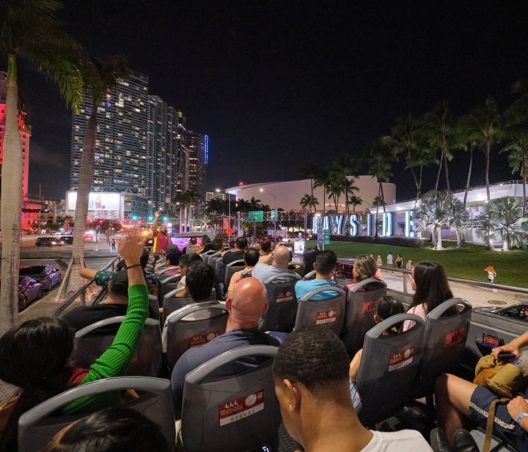 Miami: Open-top Bus Sightseeing Night Tour with Live Guide - What to bring and how to get the most from it