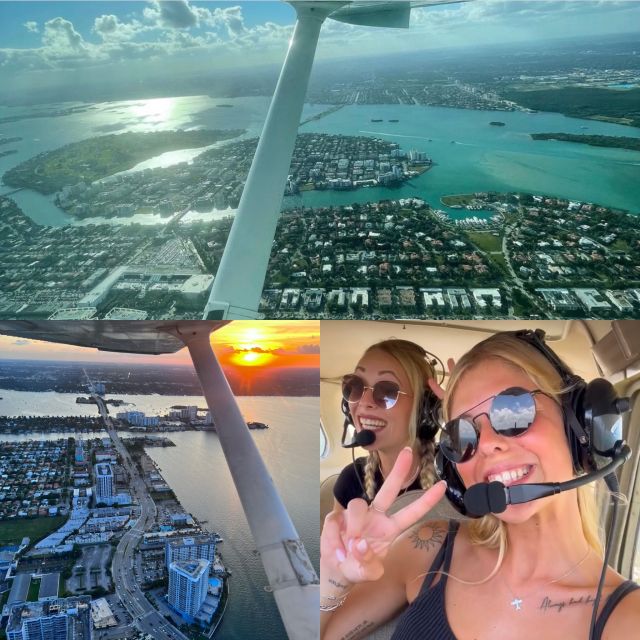 Miami: South Beach Private 35-Minute Guided Flight Tour - South Beach, seen as one long sweep of coast