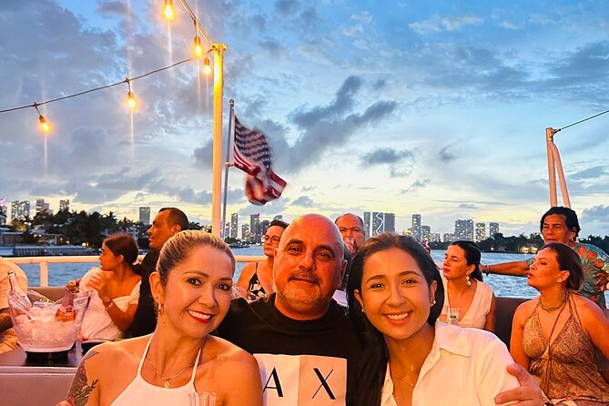 Miami Sunset Champagne Cruise with Skyline Views - Venetian Islands: waterfront homes and a quieter side of Miami
