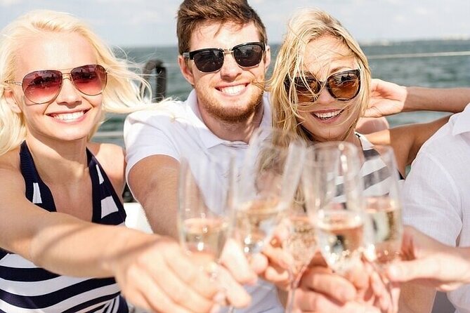 Miami Sunset Champagne Cruise with Skyline Views - Star Island and the famous-home views