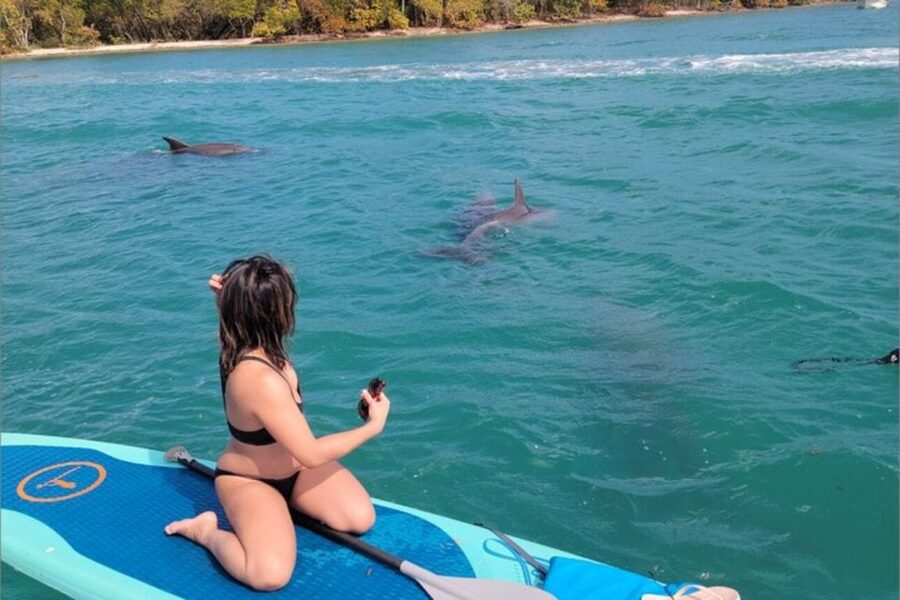 North Miami: Nature & Island Exploration on SUP/Kayak - A snack break on the islands