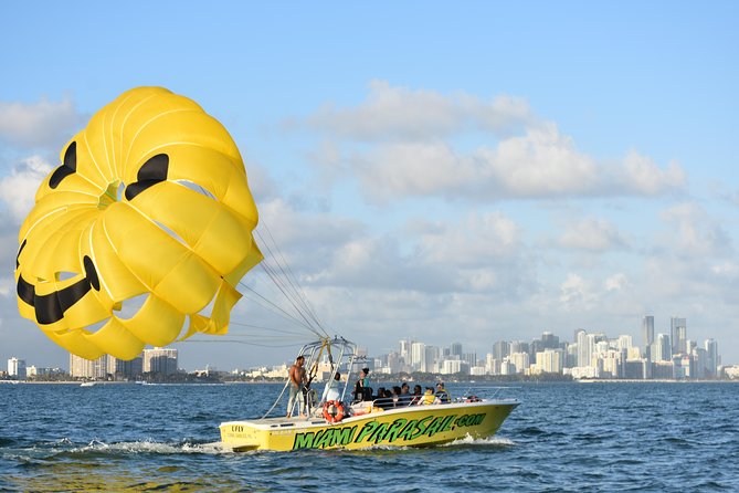 Parasailing with Miami Watersports - Photos, phone protection, and extra activities