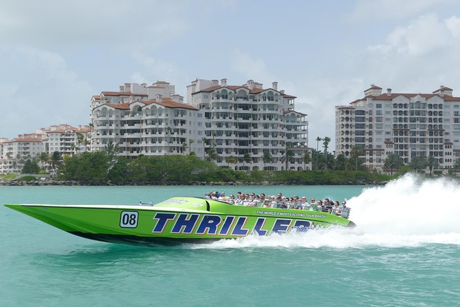 Speedboat Sightseeing Adventure of Miami - Star Island and the Venetian Islands from the water