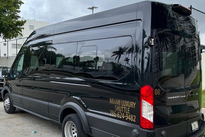 VAN Mia Airport or Hotels to Miami Port or Hotels Up to 14pax - One van can simplify a cruise-day transfer