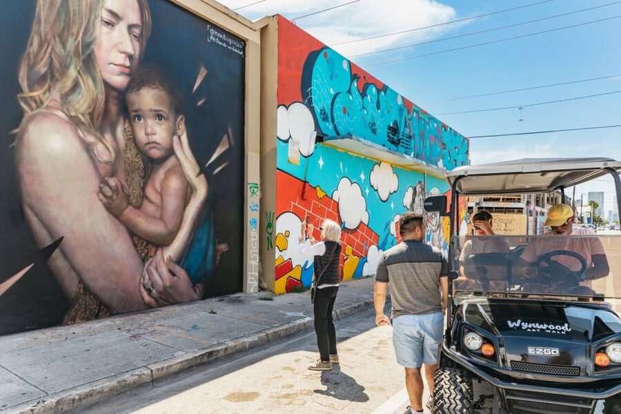 Wynwood Art District 1-Hour Street Art Tour by Golf Cart - Plan for sun, a little weather, and a clear meeting point